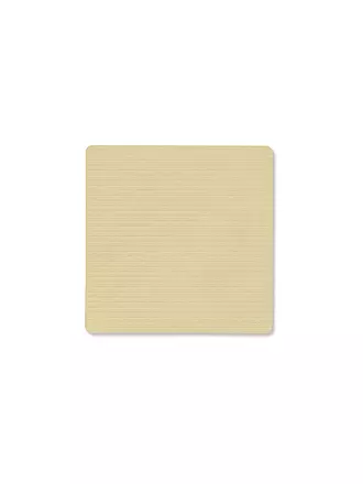 LIND DNA |  Glasuntersetzer 10x10cm CORDUROY ECKIG Lemon Sorbet | 